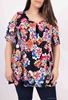 Picture of CURVY GIRL CROSS BACK AND OFF SHOULDER TUNIC